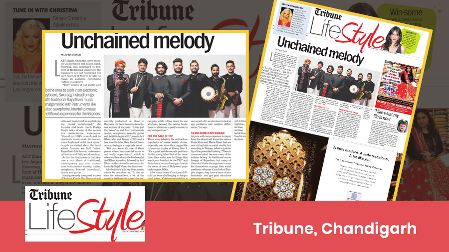 Exclusive Interview| Unchained melody| Tribune, Chandigarh image